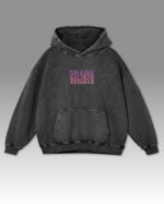 Bluza oversize z kapturem <br>Dream Believe Achieve <br>Haft, Efekt sprania
